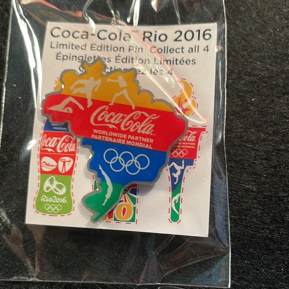 Coca Cola Rio 2016 Limited Edition Pin Set - Picture 6 of 7
